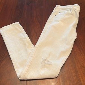 AAG White The Legging Ankle Super Skinny